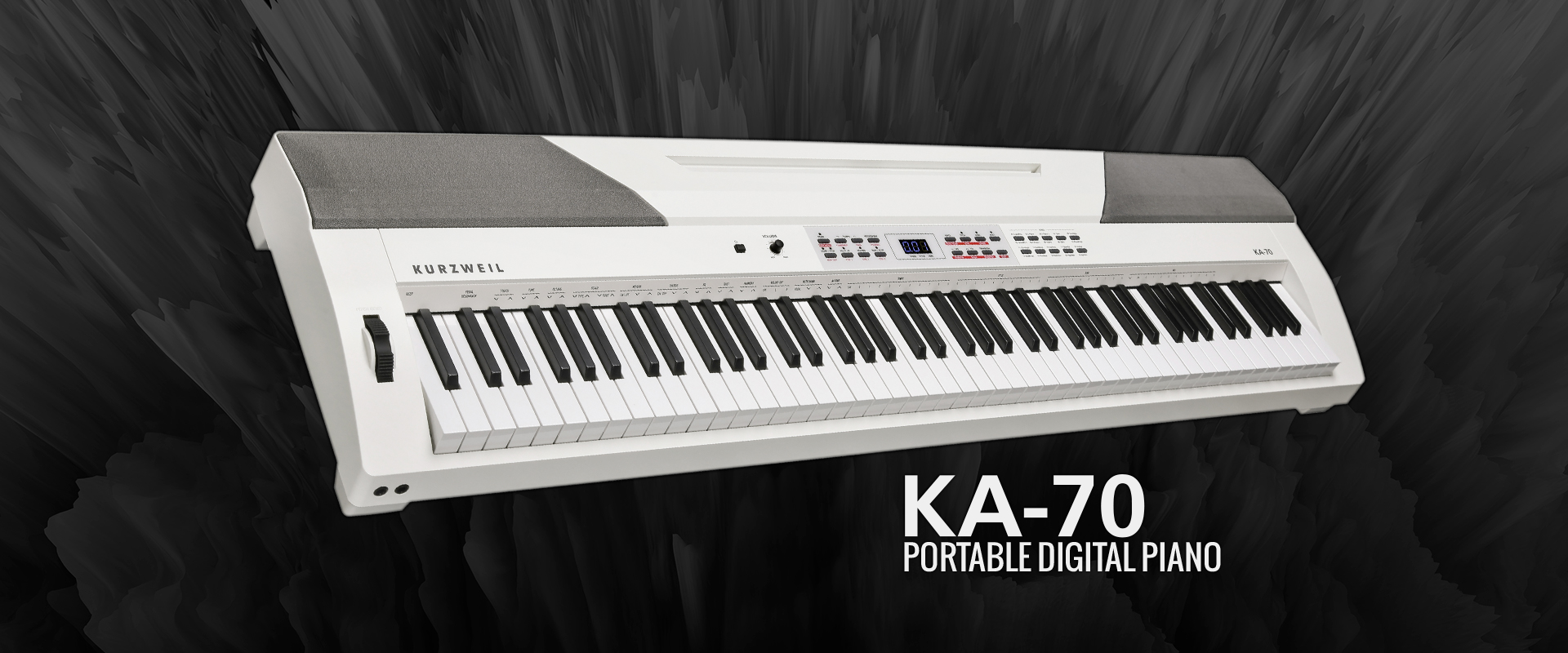 Piano Kurzweil Ka70 88 Teclas Sensitivo Soporte Banqueta