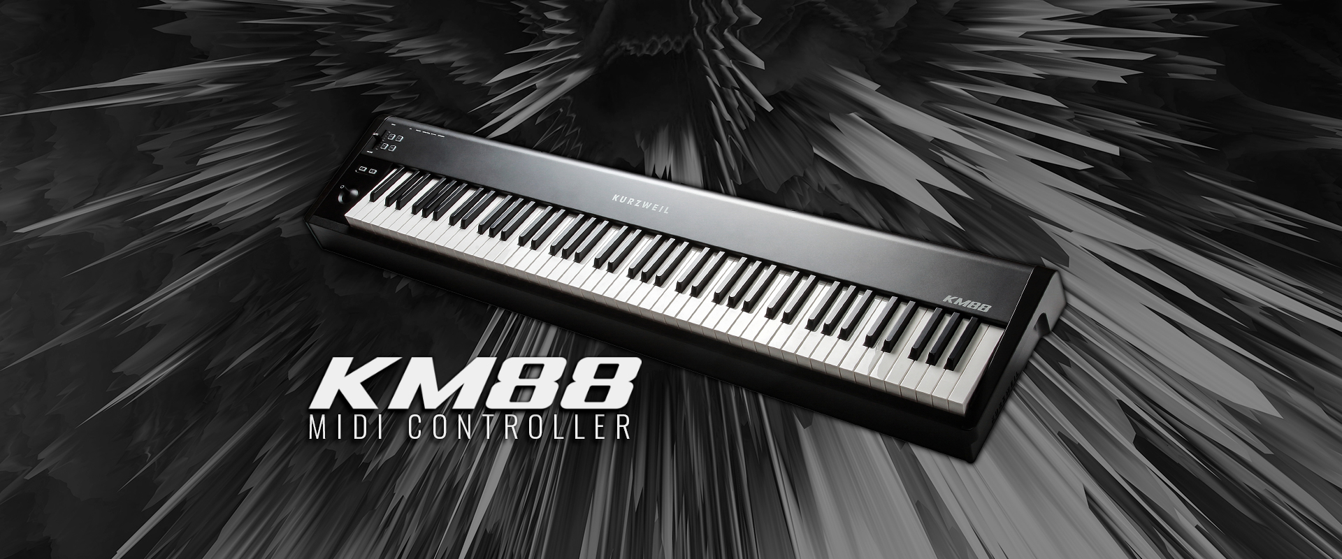 Kurzweil KM88 Controlador Midi - CASA MUSICAL AMADEUS